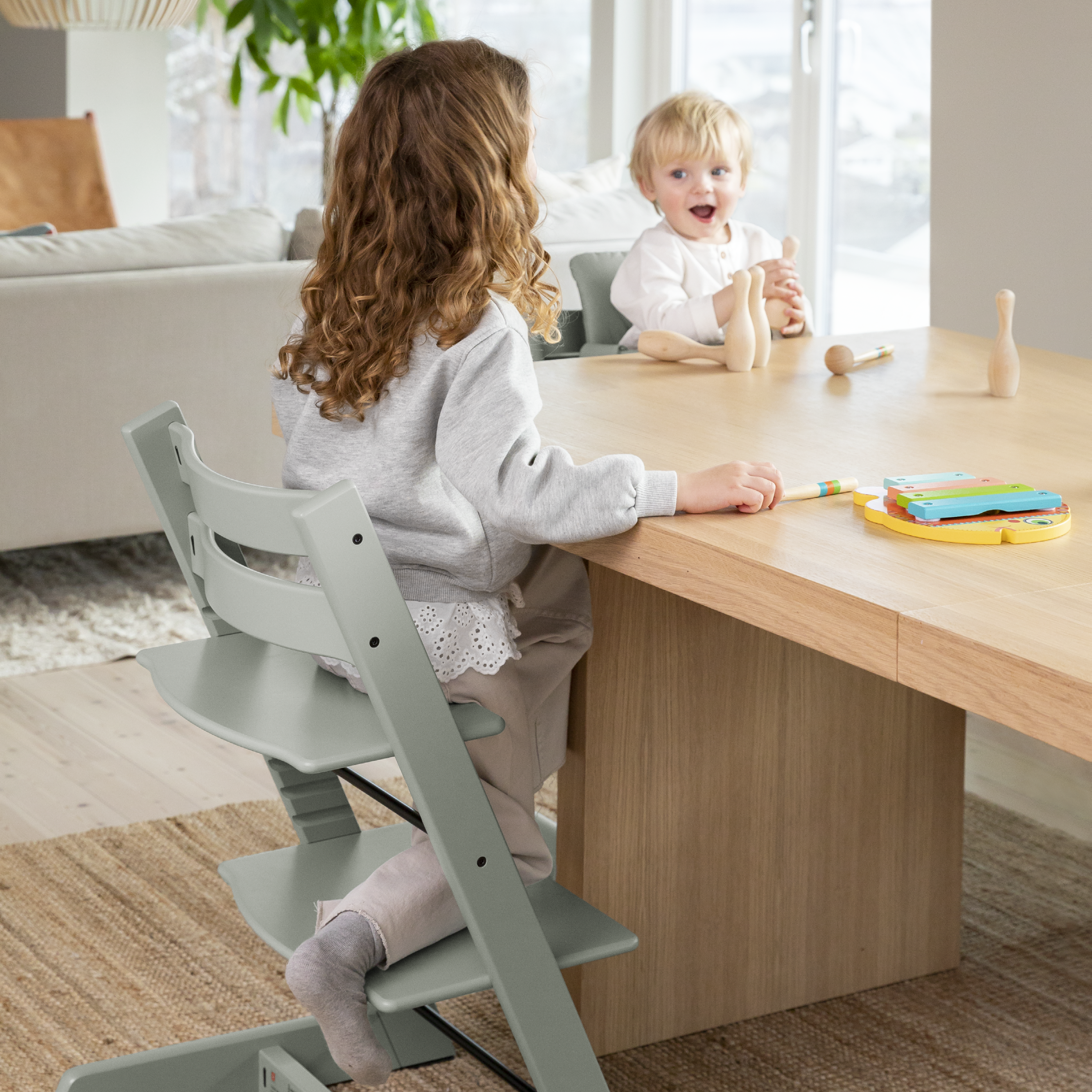 Silla Tripp Trapp® - Haya, Verde Glaciar, mainview galería de imágenes 5